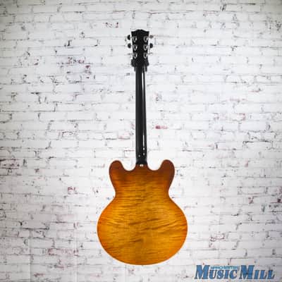 Gibson Memphis ES-335 Premiere Figured Semi-Hollow Electric Guitar Faded Lightburst 7705 w/OHSC image 8