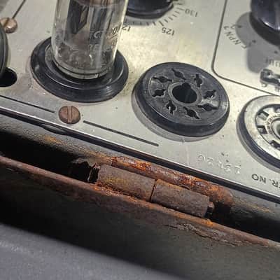 RCA USA 12ax7 /ECC83 gray plate preamp tube USA 1958  - Glad image 3