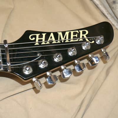 Hamer USA Diablo Guitar with Hamer Case 1991 Aztec Gold image 10