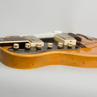 National Model 1104 Town & Country Solid Body Electric Guitar (1958), ser. #X74695, period soft shell case. image 14
