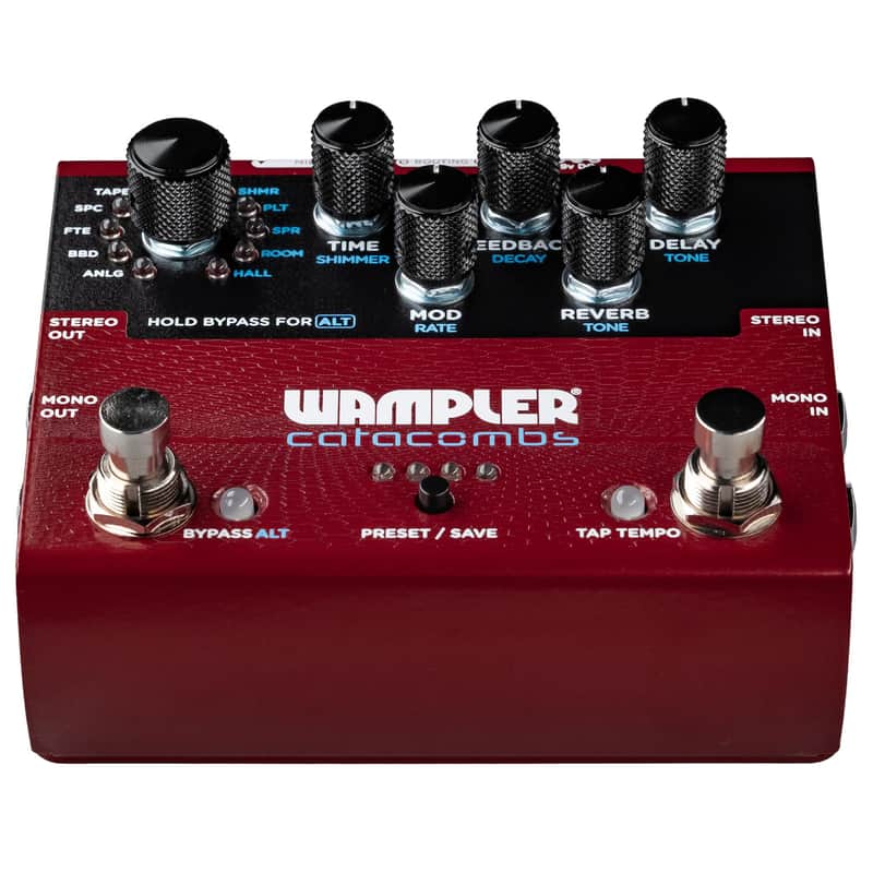 Wampler Catacombs Reverb and Delay Pedal image 1