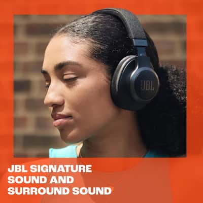 JBL Live 770NC - Wireless Over-Ear Headphones, Blue image 3