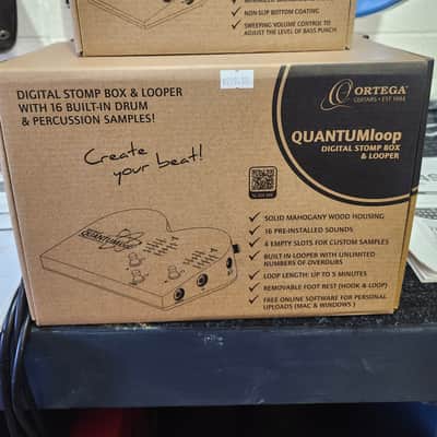 Ortega QUANTUMloop Multi Digital Percussion Stomp Box and Looper 2010s - Natural image 2