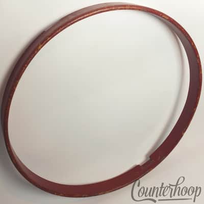 *Leedy 15" 1-Ply Solid Maple Wood Hoop/Rim Snare Drum Resonant Vintage 20s USA* image 1