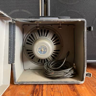 Vintage Bell & Howell Filmosound 1x12” Cab - 25W @ 16 Ohm AlNiCo Jensen Speaker - 1940’s/1950’s Made In USA image 7