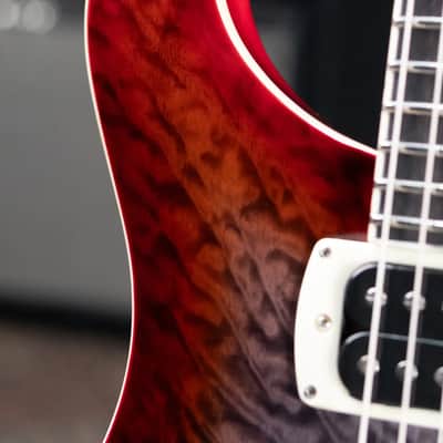 PRS SE Custom 24-08 Electric Guitar - Charcoal Cherry Burst with Gig Bag image 11
