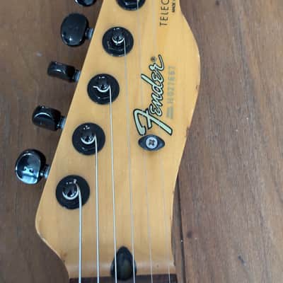 Fender Telecaster 1988-1989-Toploader Bridge-Black-Mod image 4