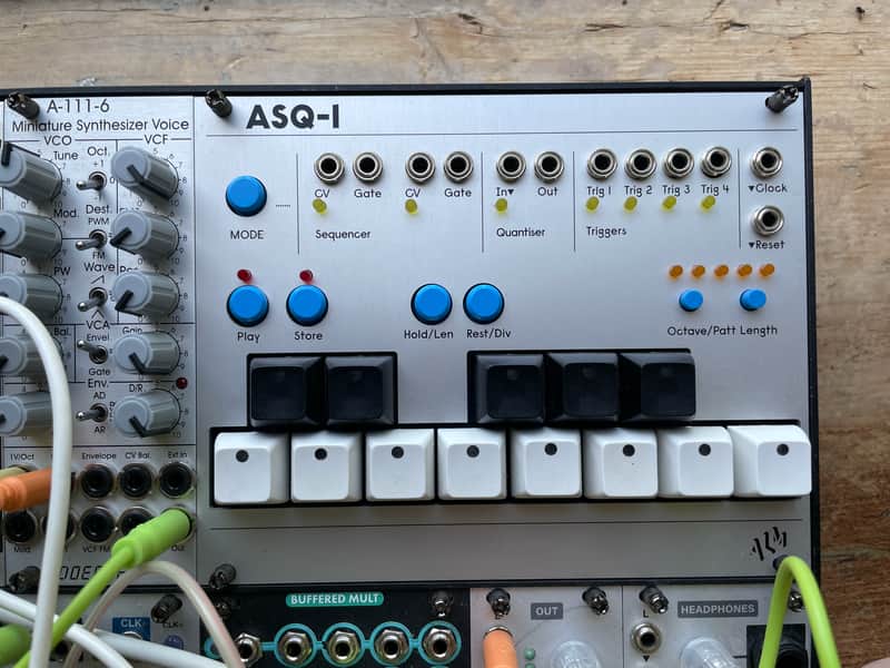 ALM/Busy Circuits ALM035 ASQ-1 Sequencer Eurorack Synth Module 2022 - Present - Silver image 1