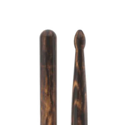 Pair of Promark Forward 5A FireGrain Wood Tip Drumsticks - TX5AW-FG Drum Sticks image 5