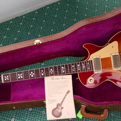 Gibson Les Paul Pre Historic Reissue Flowers Crazy Rare 1 of 10 1983 - Sunburst image 2