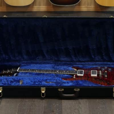 Minty! 2018 PRS McCarty 594 Wood Library Brazillian Korina Semi-Hollow Electric Guitar Red Tiger + OHSC image 23