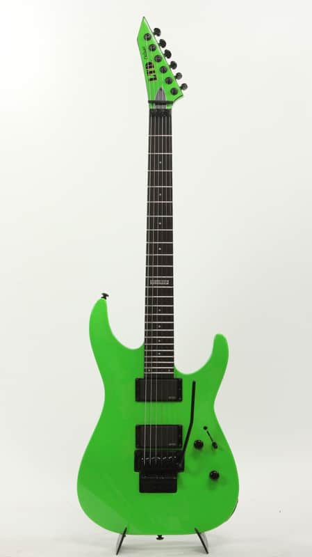 【限界値下げ】LTD (ESP) M-50 Neon Green(美品) ESP LTD M-1000 NG Neon Green Electric Guitar Throwback B-Stock