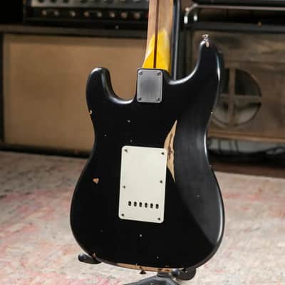 Nash S-57 Electric Guitar - Black with Hardshell Case image 9