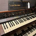 Vintage Farfisa Soundmaker 61-Key String Synthesizer + mono and poly synth sections 1979 - 1981 - Natural / Black, recently serviced, fully functional, U.S. 120V!