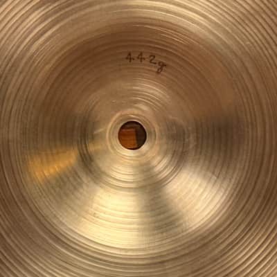 13" Zildjian A 1940s-50s Trans Stamp Crash / Hi-Hat Single Cymbal 442g *Video Demo* image 7