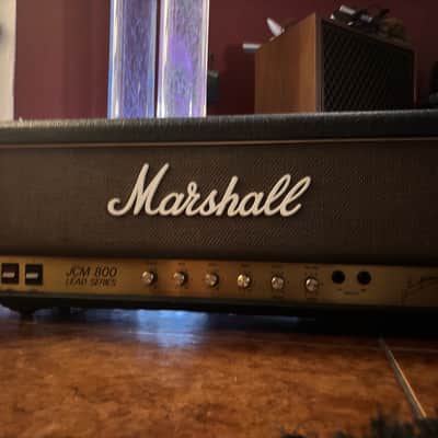 Marshall JCM 800 Lead Series Model 2204 50 Watt Master Volume Mk2 Head 1981 - 1988 - Black image 1