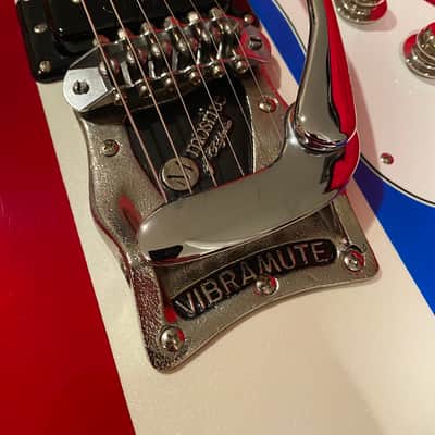 Mosrite “The Ventures" (1965) ~ ”Salesman Sample”~ Red White & Blue image 12