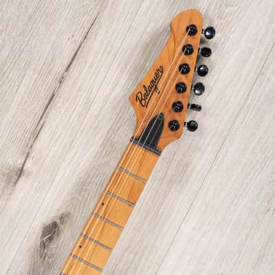 Balaguer Select Diablo Retro 27-Fret Guitar, Roasted Maple Fretboard, Hardtail, Cerulean Blue image 8