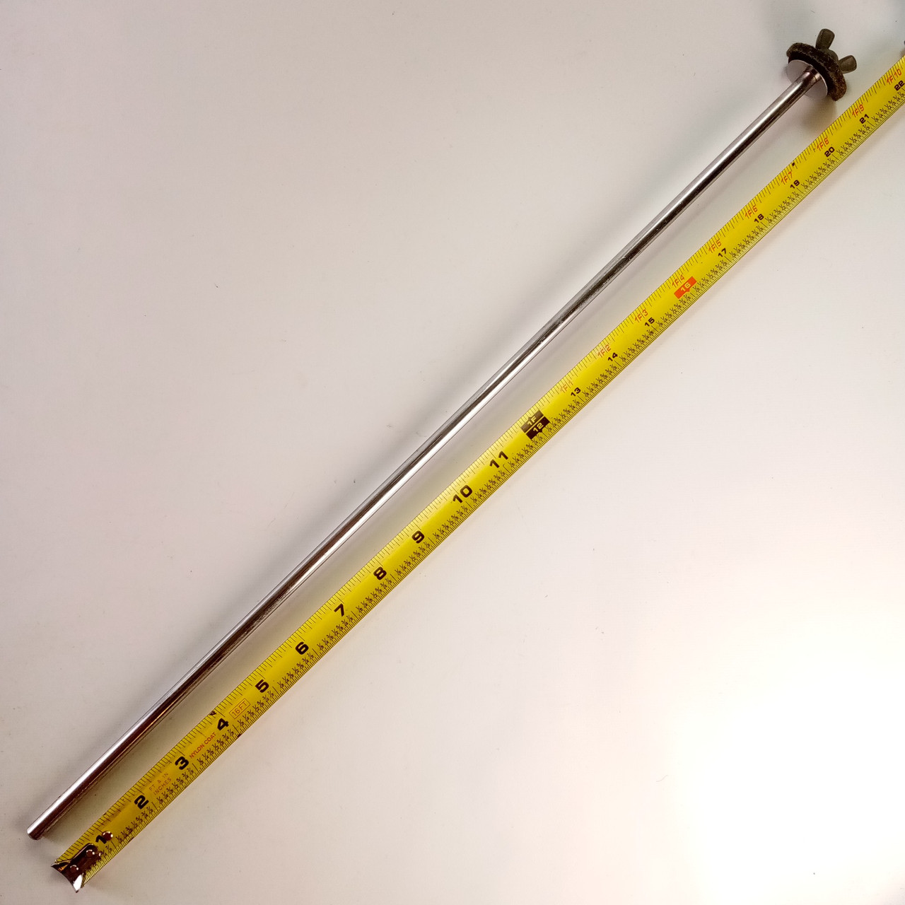 Leedy/Ludwig 5/16x21" Rod Straight Arm Chrome Cymbal Holder Mount Vintage30s USA — main photograph