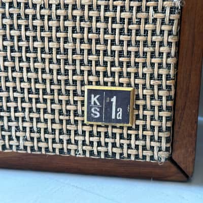 Vintage Mid 1960's Fisher KS-1 10" Woofer Floor Speakers image 4