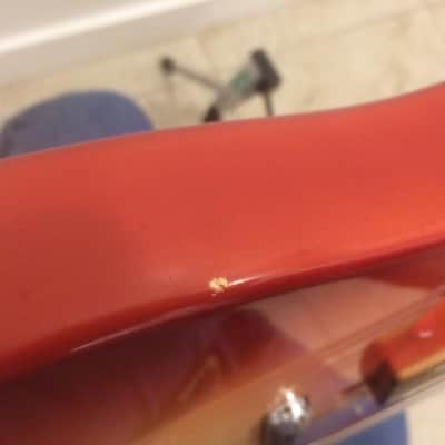 Dynelectron Fretless Longhorn bass Danelectro copy RARE 60s/70s image 8