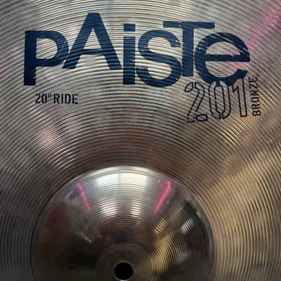 Paiste 201 Bronze 20" Ride Cymbal image 2