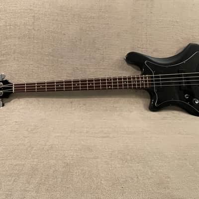 1979 Guild B-302 Left Hand Black 34” Scale Electric Bass Made In USA Rare Hard To Find Lefty - Video Demo image 3