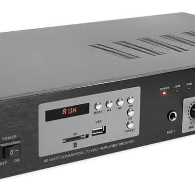 Rockville RCS80-1 60w 70v  Amplifier/Bluetooth Receiver for Commercial/Restaurant image 3