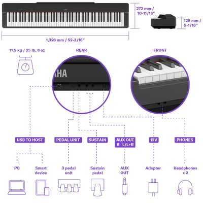 Yamaha P-225 Digital Piano image 4