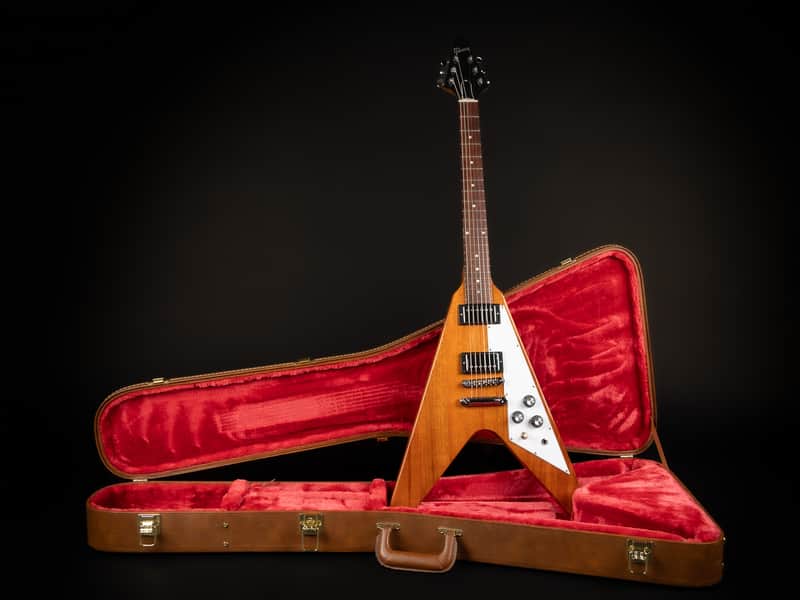 2023 Gibson Flying V - Antique Natural | USA BurstBucker Humbucker