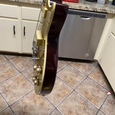 GOLD LES PAUL EPIPHONE ELECTRIC GUITAR GIB. QING DAO FACTORY 2007 image 9