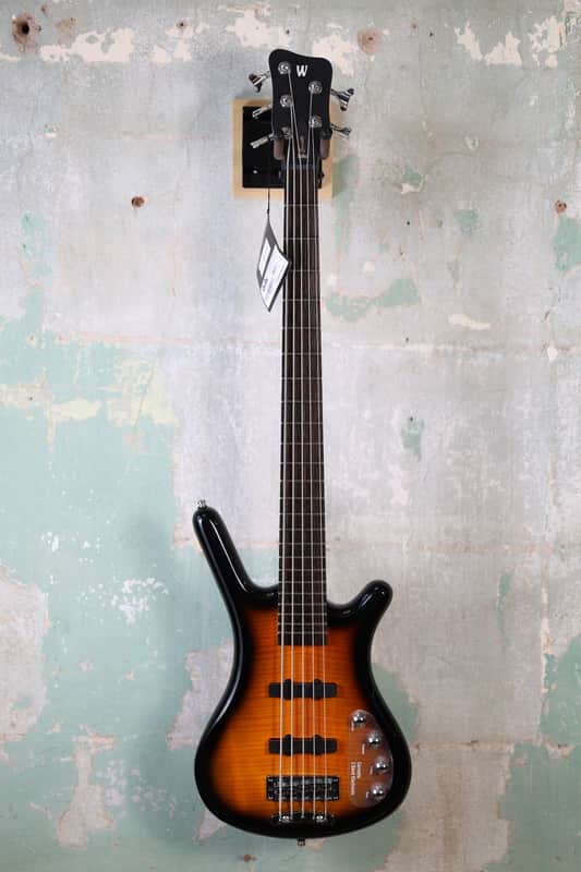 Warwick RockBass Corvette Classic 5-String Bass Guitar - Almond Burst image 1