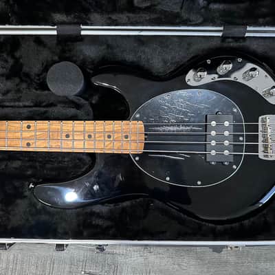 Ernie Ball Music Man StingRay Special 4 H with Roasted Maple Fretboard 2018 - Present - Black Rock image 2