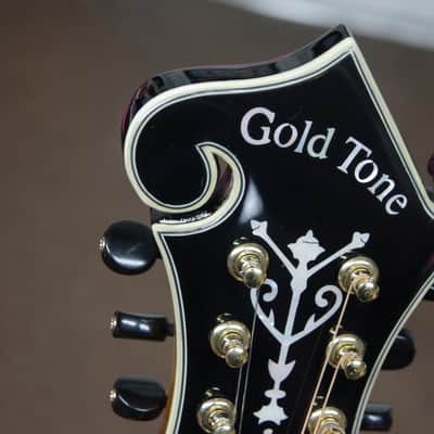 Gold Tone Mastertone GM-70+ LEFTY F-style mandolin - NEW Solid Wood w/ CASE - B-stock image 6