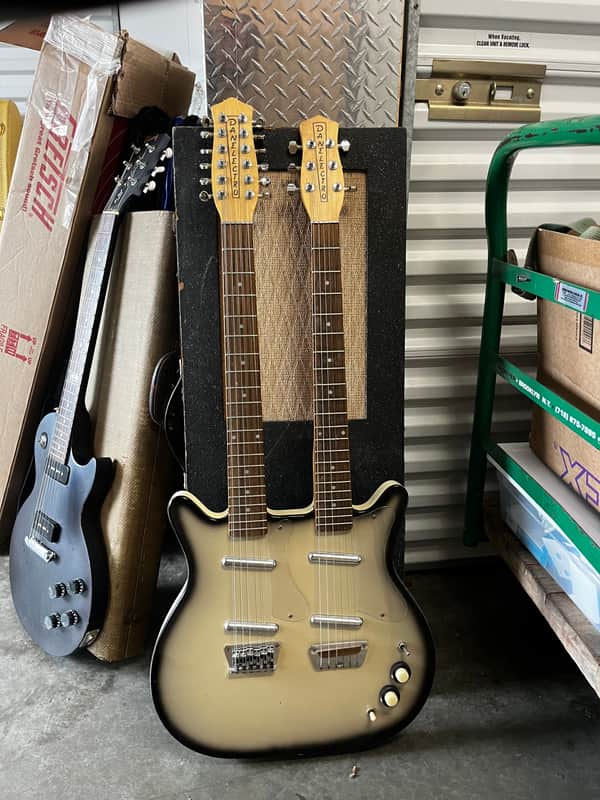 Danelectro Doubleneck 12-String and 6-String 1998 - 2004 - Black Burst image 1