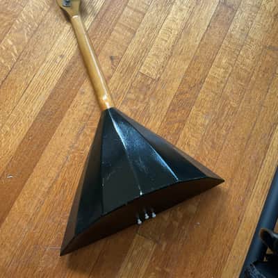 USSR Balalaika 1980s (uke ukulele oud banjo dulcimer domra russia russian made small acoustic guitar like instrument) image 5