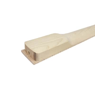 25.5" Electric Guitar Neck Maple Maple Fretboard 22 Frets Dot Inlay Unfinished Bolt-On image 8