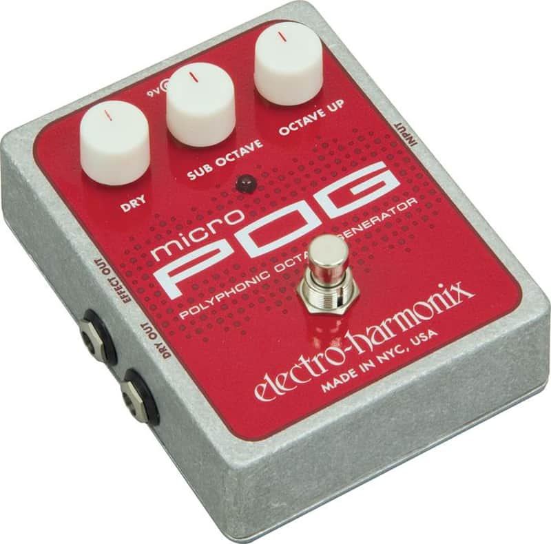Mint Electro-Harmonix Micro Pog Polyphonic Octave Generator Guitar Effects Pedal image 1