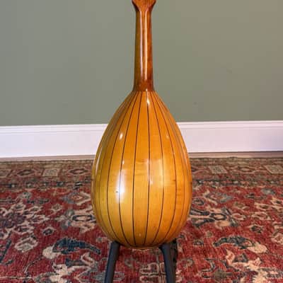 Antique Lignatone Czechoslovakian Bowl Back Mandolin c1940s image 3