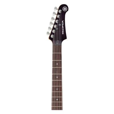 Yamaha Pacifica 6-String Right-Handed Electric Guitar with Solid Alder Body, Rosewood Fingerboard, Flamed Maple Top, and Maple Neck with Tinted Finish (Translucent Purple) image 6