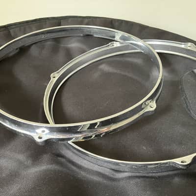 Gretsch Die Cast Hoop Rims for 13" tom with 6 lugs PAIR image 8