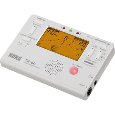 Korg TM-60 Combo Tuner Metronome (White) image 2