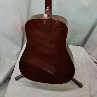 Winston Dreadnaught Acoustic Guitar 80's Natural image 2
