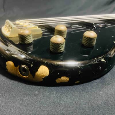Ibanez MC2924 1987 Black Fletless through neck Electric Bass image 9