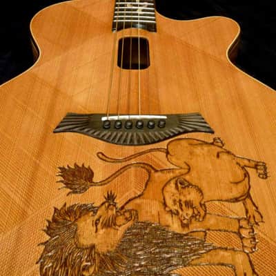 Blueberry Handmade Grand Concert Guitar Songwriter Motif Built to Order image 4