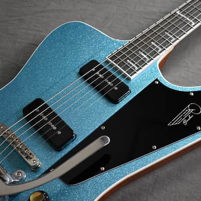 2023 Kauer Banshee Baritone Sky Blue Flake w/ Bigsby image 25