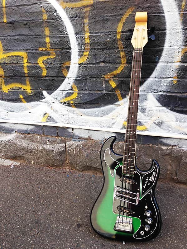 1966 Burns Shadows Bass Greenburst image 1