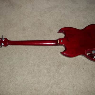 Epiphone G-400 SG Trans Cherry Setneck Project MIK image 4