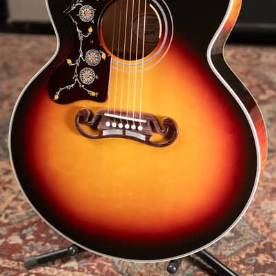 Gibson SJ-200 Standard Maple Left-Handed Acoustic/Electric Guitar - Triburst with Hardshell Case image 4