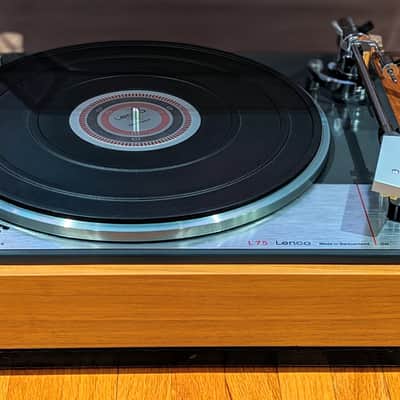 Lenco L-75 Stereo Turntable /Fully Restored and Tested/Excellent Condition / Made in Switzerland/ Free Shipping/ Vintage image 9